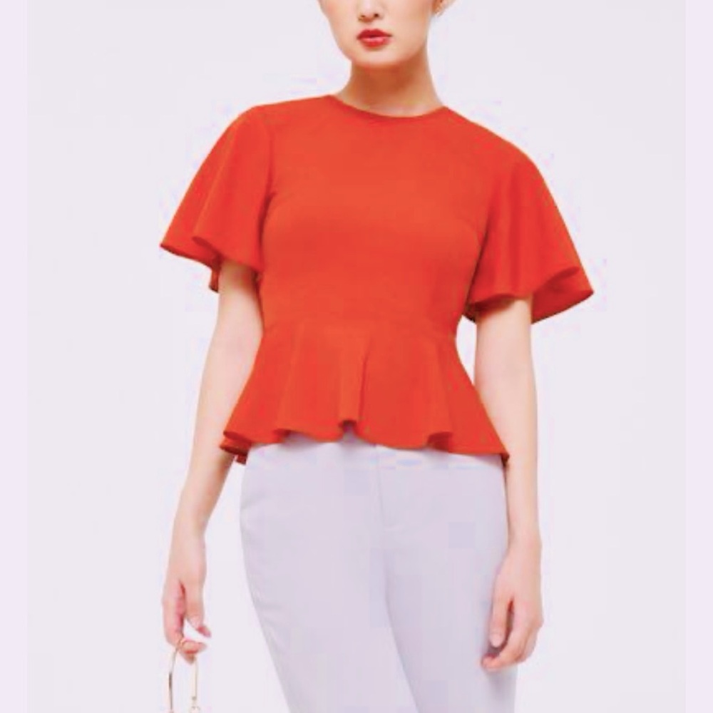 BR peplum top
